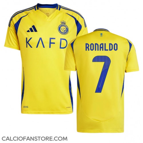 Maglia Calcio Al-Nassr Cristiano Ronaldo #7 Prima Divisa 2024-25 Manica Corta